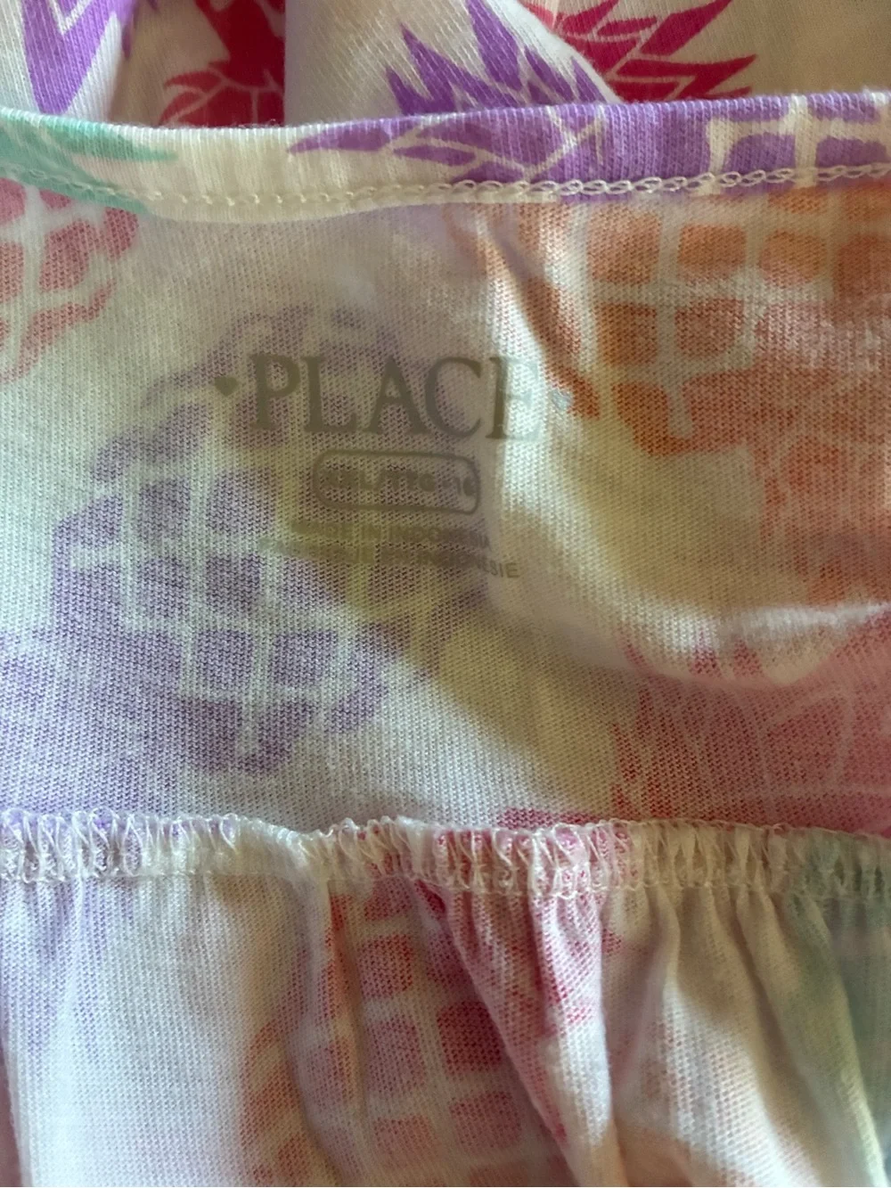 The Children's Place White Sleeveless Dress with Multicolor Pineapples - Picture 3 of 3